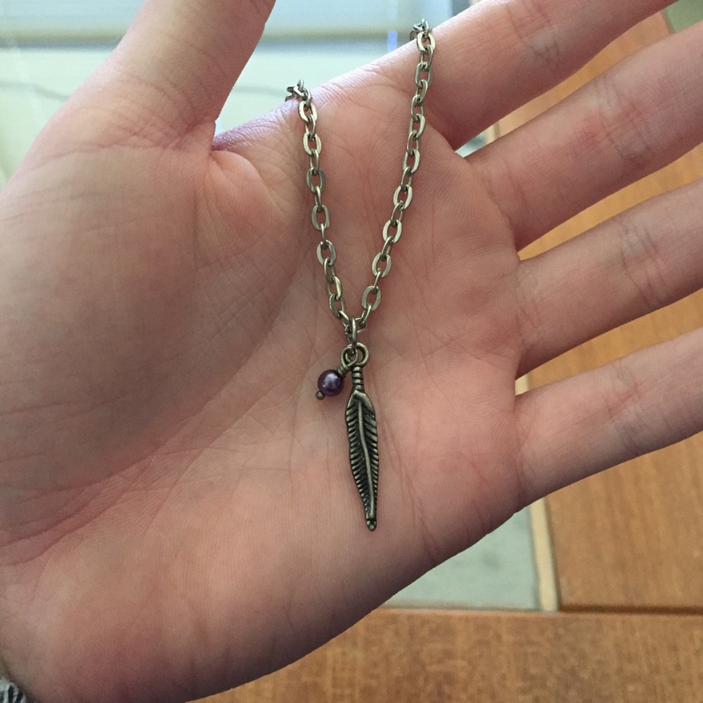 feather necklace
